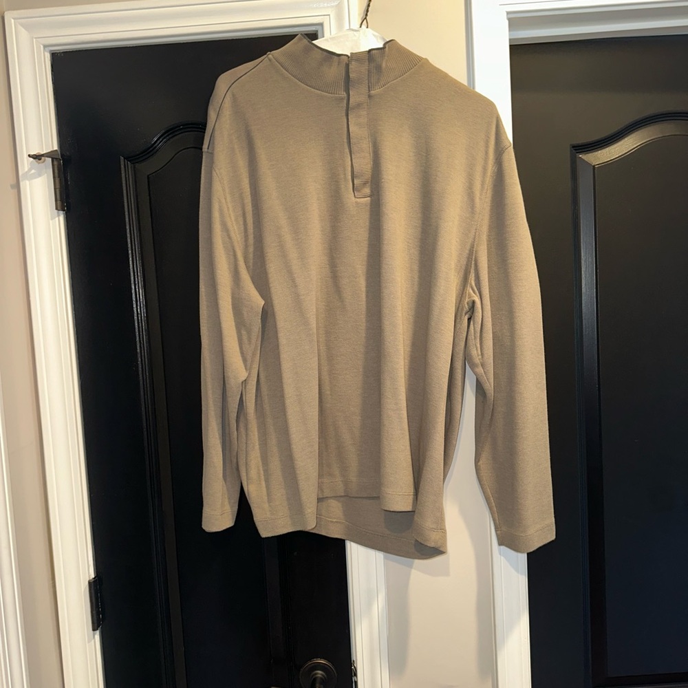 Men's Tan Long Sleeve Shirt